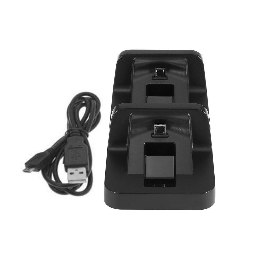 Practical Dual USB Charging Dock Station Stand for PS4 Controller