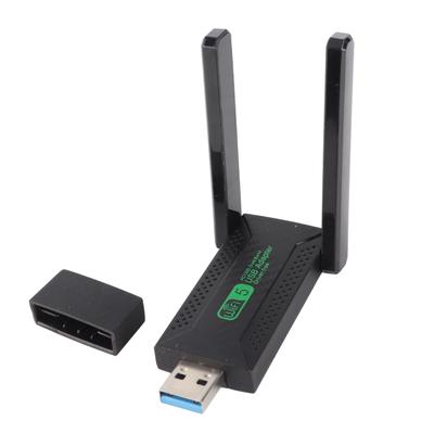 USB Wi-Fi адаптер Двойные антенны Двухдиапазонный 5G 2.4G 1300 Мбит/с USB 3.0 Высокоскоростная беспроводная сеть