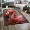 Cartoon Pink Flamingo Bird Rainforest Carpet Rug for Home Living Room Bedroom Sofa Doormat Decor,kid Area Rug Non-slip Floor Mat
