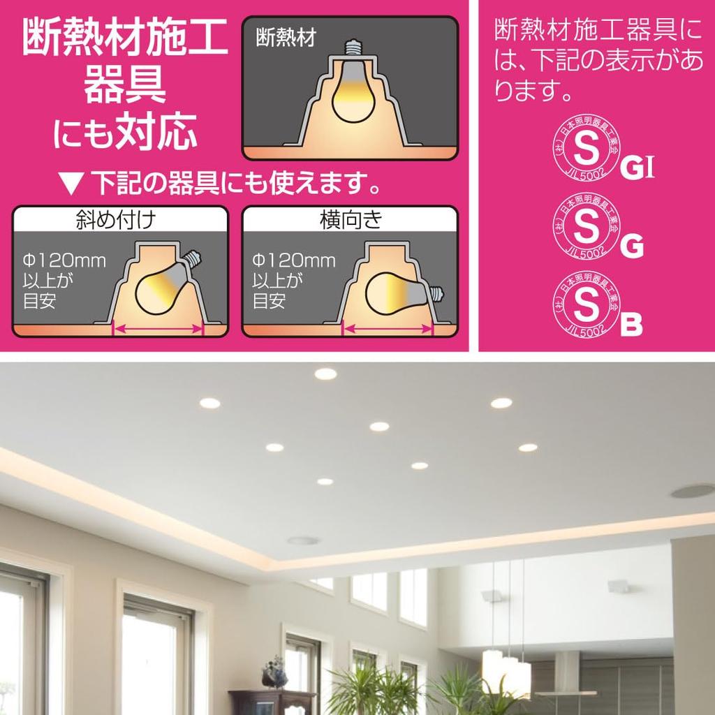 OHM Electric LED Bulbs, Compact, E17, 60W Equivalent, Warm White, Ra93 High Color Rendering, Compatible with Sealed and Insulated Fixtures,