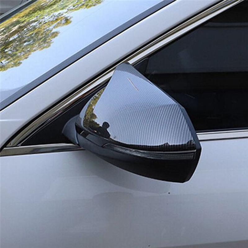 ABLZ-Exterior Door Housing Shell Trim Rearview Side Mirror Cover Wing Cap For Hyundai Elantra Car
