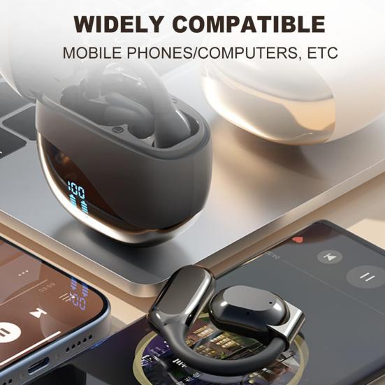 Беспроводные наушники-вкладыши для перевода с поддержкой Bluetooth, переводчик в реальном времени, цифровой дисплей, языковые наушники