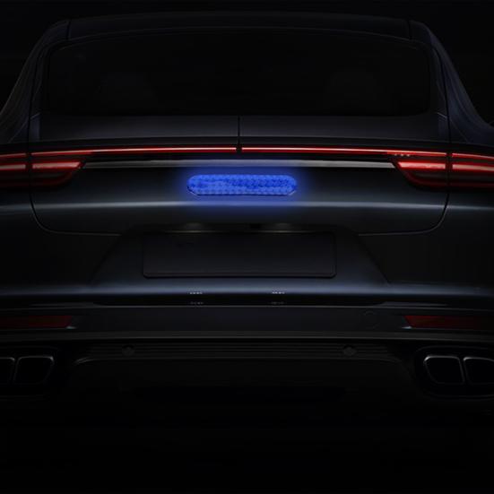 4Pcs/Set Car Reflective Sticker 3D Epoxy Self-adhesive Weather Resistant High Brightness Safety Warning Auto Door Decal Automobile Supplies