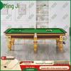 Mingji 9ft Chinese 8-Ball Home Pool Table with Auto Ball Return