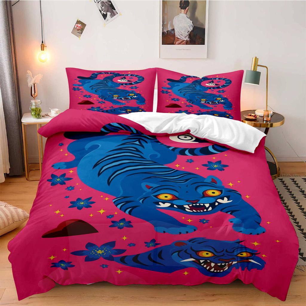 K-Pop Demon Hunters Beddding Set for Fan Kids Machine Washable Durable King Queen Twin Size for K-pop Girls Home Bedroom Decor