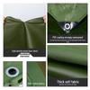 Black-Green Waterproof Heavy-Duty Tarp