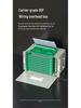 HAILE 96-Port ODF Fiber Optic Distribution Frame, 6U 19-Inch, with Empty Splice Tray