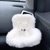 Car Safety Seat for Dolls Decorative Sofa Seat with Furry Cushion And Headrest for Car Air Vents Decor To Display Doll Toy