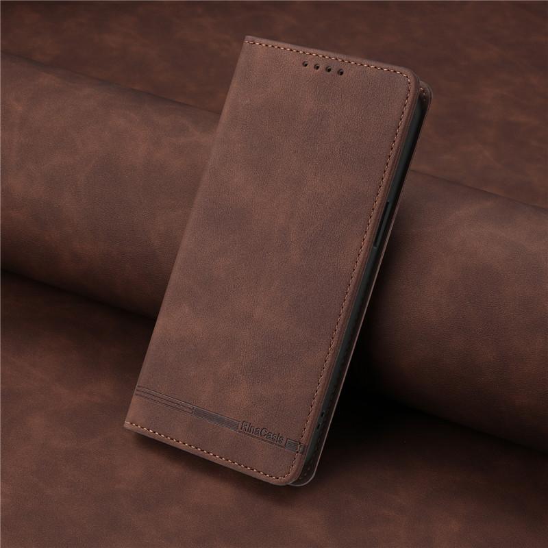 Leather Retro Anti-theft Wallet Flip Case For Samsung Galaxy A750 A7 A8 A6 2018 A5 A3 2017 Phone Cover Magnetic Hasp Card Slot