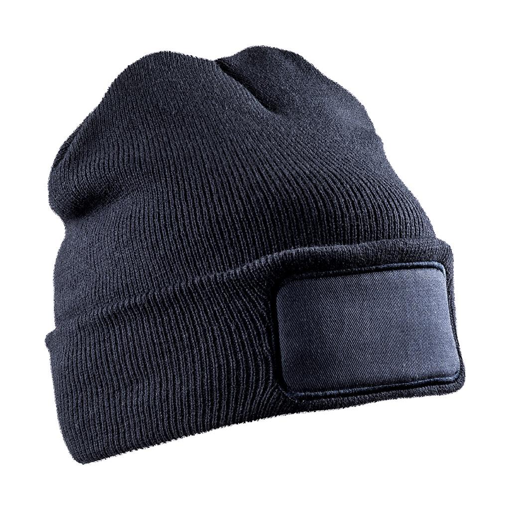 Result Genuine Recycled Unisex Adult Double Knit Beanie
