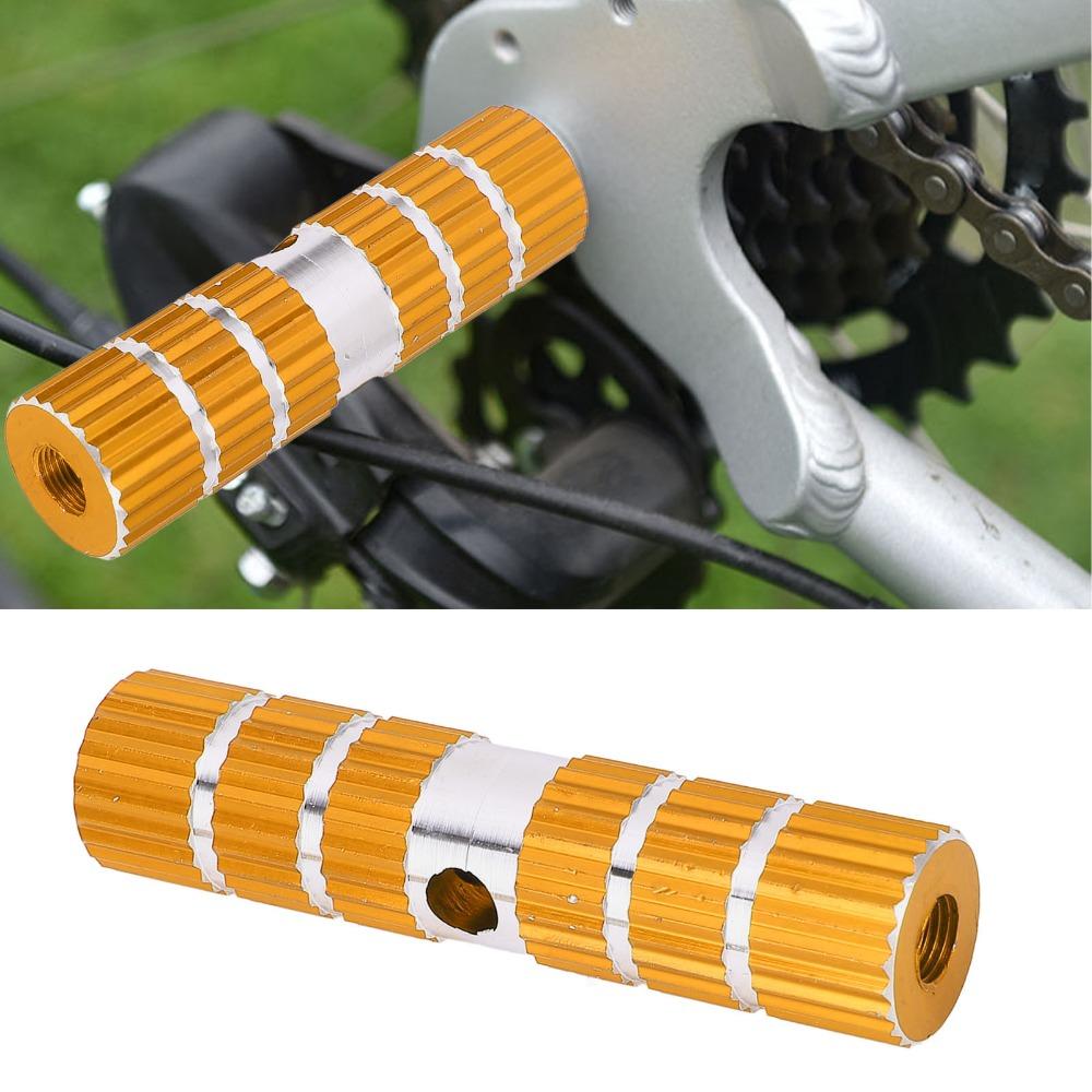 1 Pair 100mm Bike Pegs Aluminum Alloy Rear Bike Pegs Bicycle Foot Pegs Cycling Replacement Part