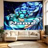 Custom Name Personalized Saint Seiya Print Tapestry, Wall Art Decor, Bedroom, Dorm, Apartment, LivingRoom, Party Backdrop, Gift for Birthday