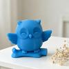 3D-печатная фигурка совы Yousheng, милая сова на ветке дерева, статуэтка, мини-украшение лесного животного для дома, офиса, стола, камина, тумбы под телевизор, книжной полки