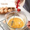 Stainless Steel Semi-Automatic Whisk Hand Push Mixer for Blending Beating Eggs Sauces Batter Egg Beater