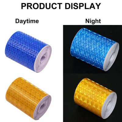 Отличная самоклеящаяся декоративная простая в использовании автомобильная наклейка. Светоотражающая предупреждающая защитная лента. Автомобильные принадлежности.