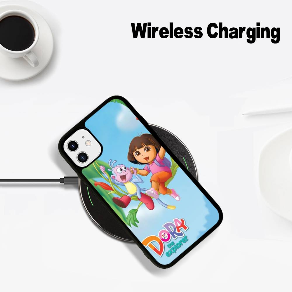 Adventure TV D-Dora The E-Explorer Phone Magesafe Magnetic Wireless Charge Case For IPhone 16 11 12 13 14 15 Pro Max Plus Mini