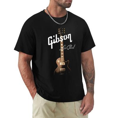 Крутые футболки Gibson Guitar Футболки с графическим принтом Мужские футболки Gibson Футболки любителей музыки в стиле рок-гранж Хипстерские топы Повседневные топы в стиле хип-хоп