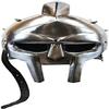 Gladiator Movie Replica Helmet with Spikes Warrior Armor Knight Adult Silver