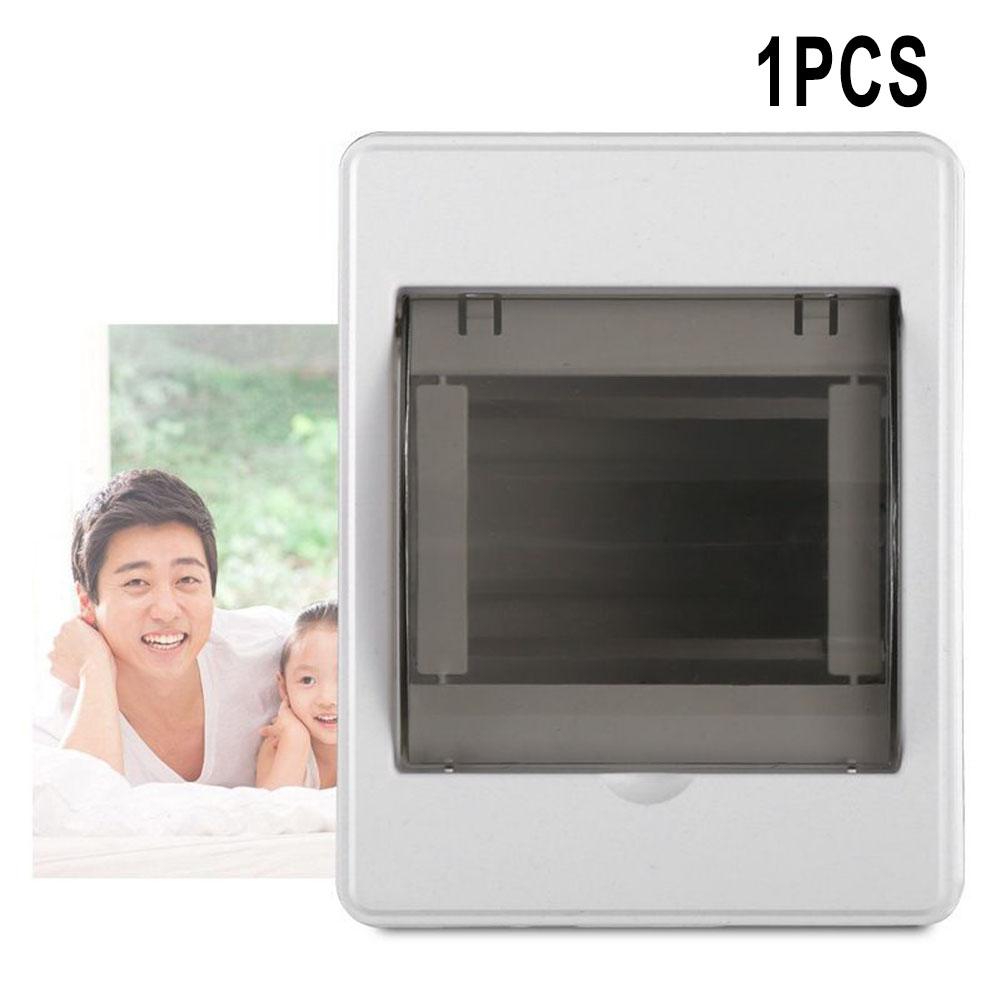 Прозрачная серая крышка распределительной коробки 12*9,7*7,5 см безопасность