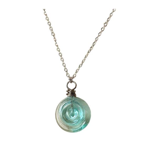 Yousheng Handmade Earrings with Spiral Design Retro Bronze Hooks Handmade Sustainable Earrings Charm Necklace Jewelry Gift