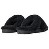 UGG Повседневные модные шлепанцы из ЭВА, противоизносные, с открытым носком, женские тапочки, черные 1174571-BLK