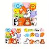 Boxed Puzzle Children's Toys, Food, Animals, Dinosaurs, Cars, Various Themes,Matching, Puzzle Puzzle Board, Cartoon Design, Wooden Puzzle