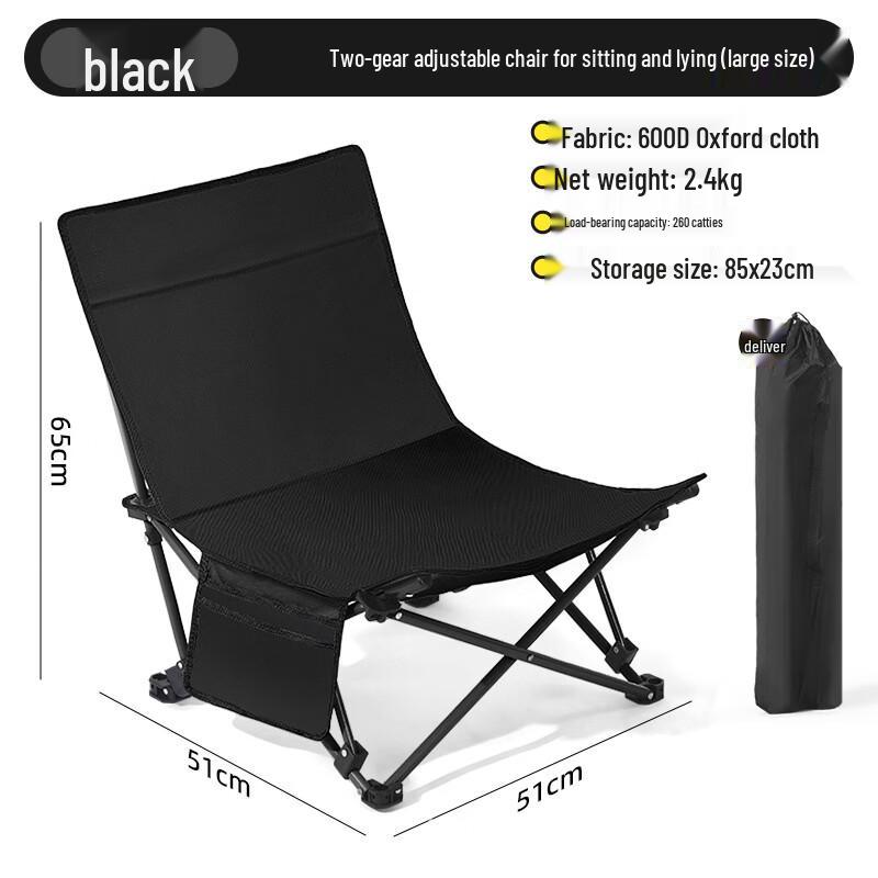 ZISIZ Portable Folding Beach & Camping Recliner