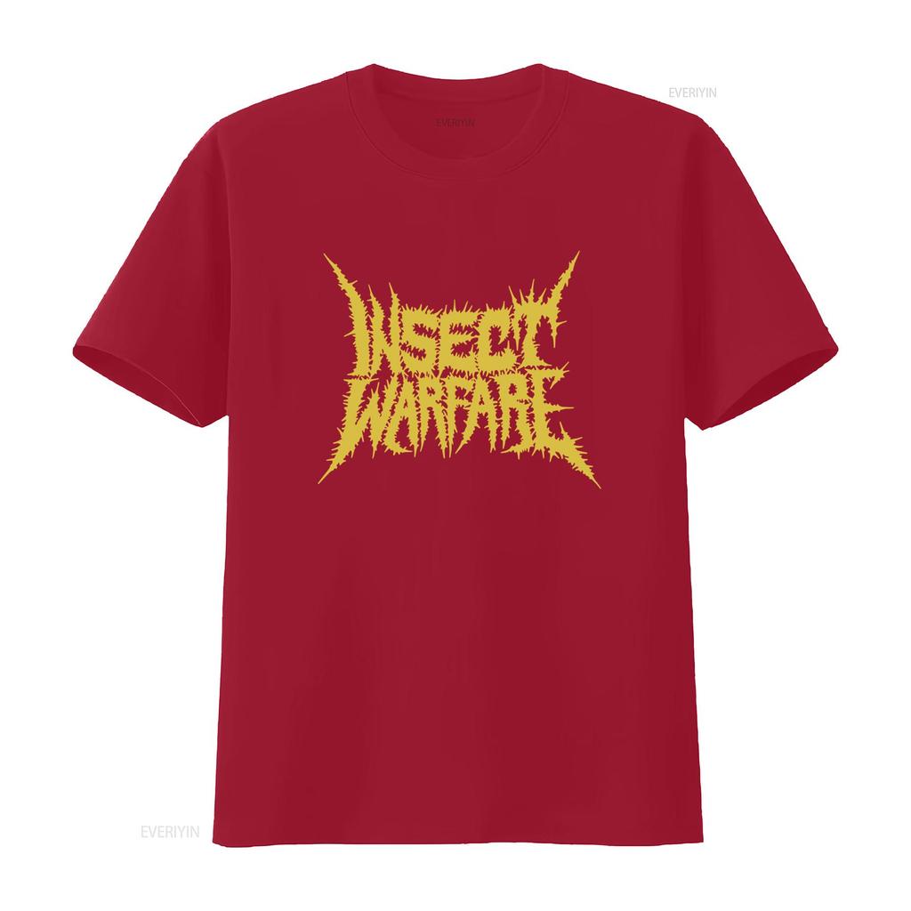 Insect Warfare Logo T Shirt Grindcore Death Metal Punk Thrash Hardcore Crust Powerviolence Band Print vintage Washed