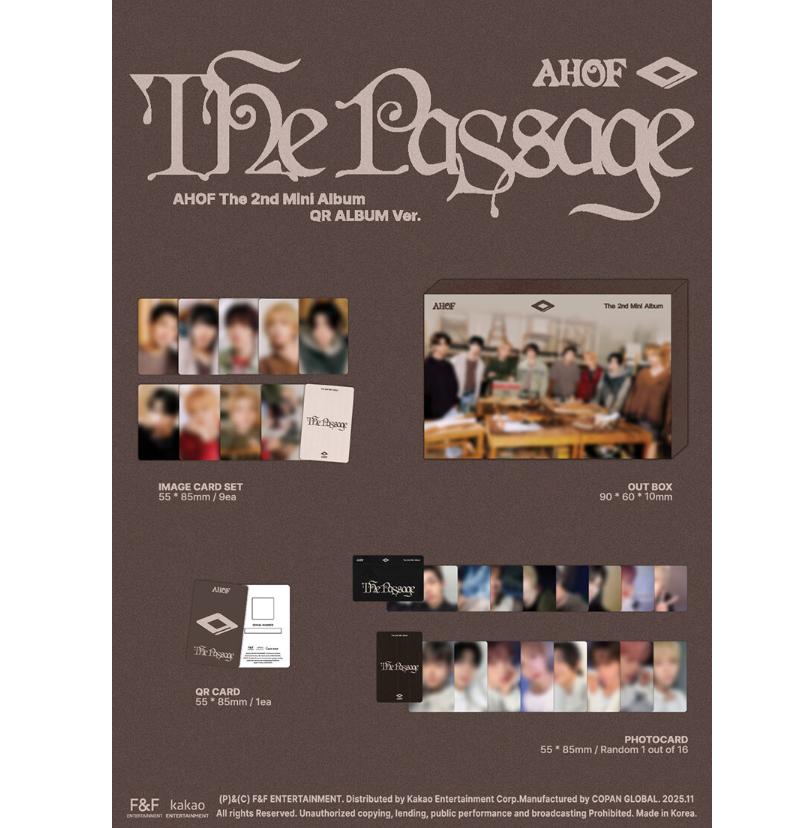 [Предзаказ] AHOF Мини Второй Альбом The Passage (QR АЛЬБОМ Вер.)