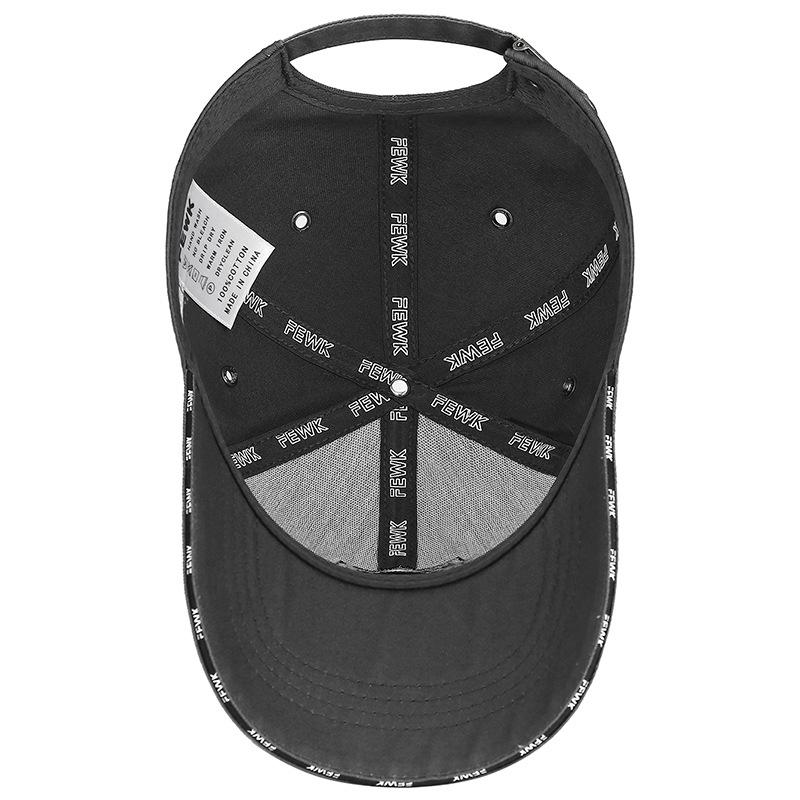 Весна и осень, новая высококачественная бейсболка с вышивкой Shield для мужчин и женщин FEWK Street Sunshade Metal Air Hat