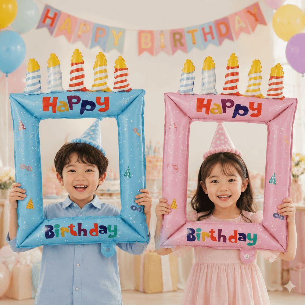 Photo Props Foil Balloons Large Inflatable Balloons Birthday Party Decorations