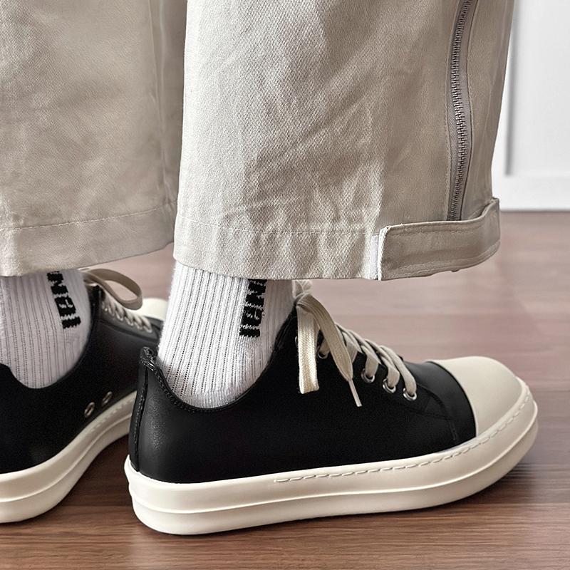 Модные мужские туфли на толстой подошве Модные туфли в британском стиле для отдыха, вечеринок, повседневные, офисные, для походов, молодежи Классические черные туфли