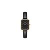 [Official Shop / 2-Year Warranty / Official Import] Daniel Wellington DW Women's Quadro 20x26mm Pressed Sheffield G Black Square Watch, Stylish and Cu