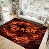The Clash Design Crystal Velvet Carpet Cozy Non?Slip Printed Rug For Bedroom Living Room Entrance