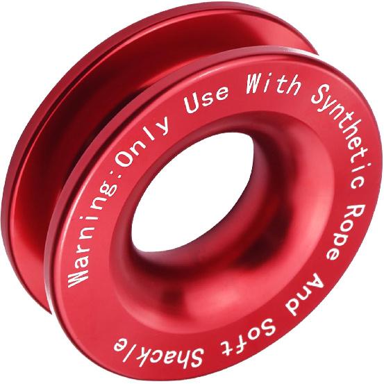 Recovery Ring 66 000 фунтов Для лебедки, совместимый с рывковым тросом, для внедорожника, UTV, ATV, внедорожника и грузовика, кольцо для буксировки с блоком, для синтетического троса и мягкого