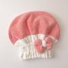 Hair Absorbent Hat Soft Thicken No Shedding Bowknot Dry Hair Breathable Double