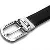 Montblanc Пряжка-кольцо Черно-коричневый двусторонний ремень 111080