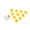 1Set Cute Mini Chicken Car Interior Decoration Hens And Chicks Auto Rearview Mirror Dashboard Ornaments For Car Accessories