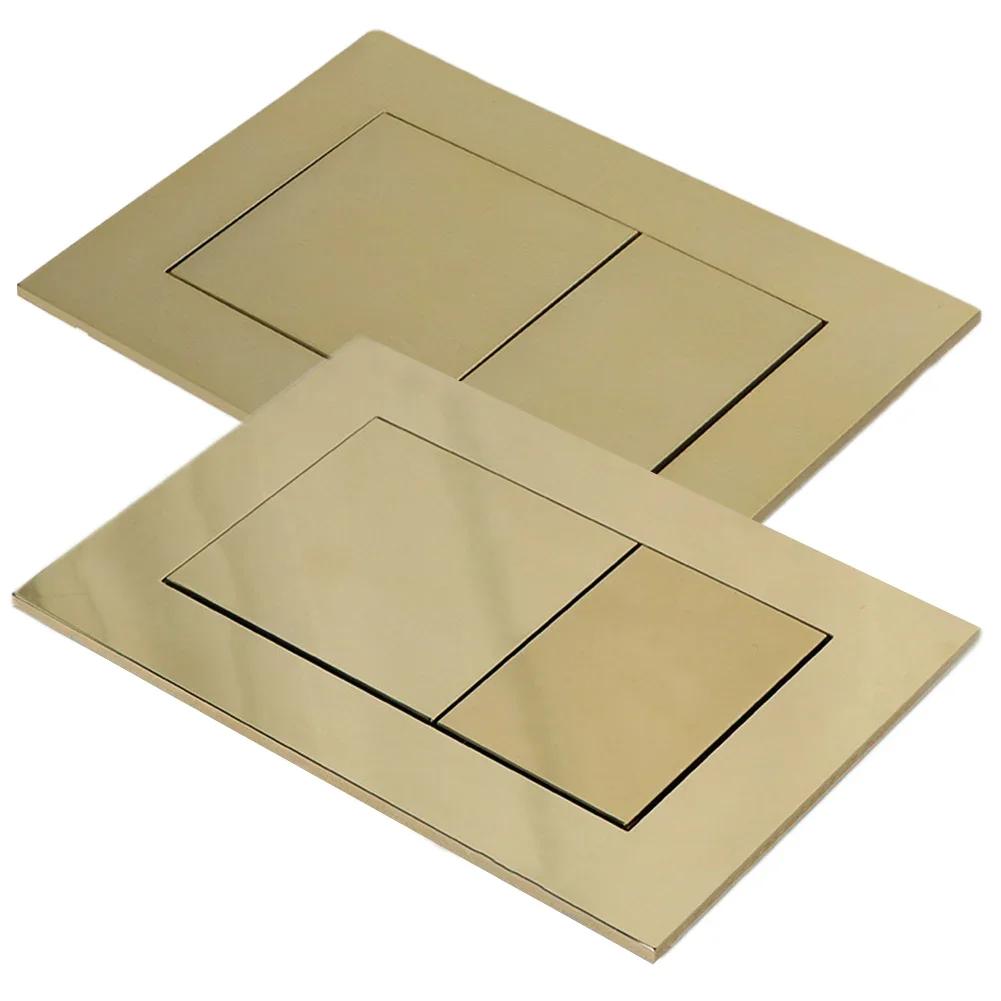 Для TECE Dual Flush Actuator Plate Push Button Plate Gold Concealed Cister Toilet Flush Button Bathroom Toilet Accessories