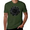 Single Large High Resolution Black Rose. T-Shirt tees new edition plain black t shirts men
