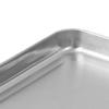 Rustless Steel Rice Noodle Plate Flat  Bottom Flat Bake Dish Stackable Food Plate  Dish Serving