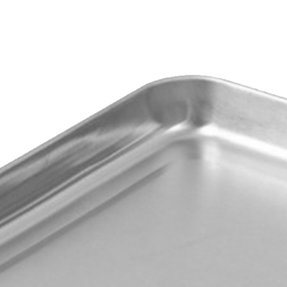 Rustless Steel Rice Noodle Plate Flat Bottom Flat Bake Dish Stackable Food Plate Dish Serving