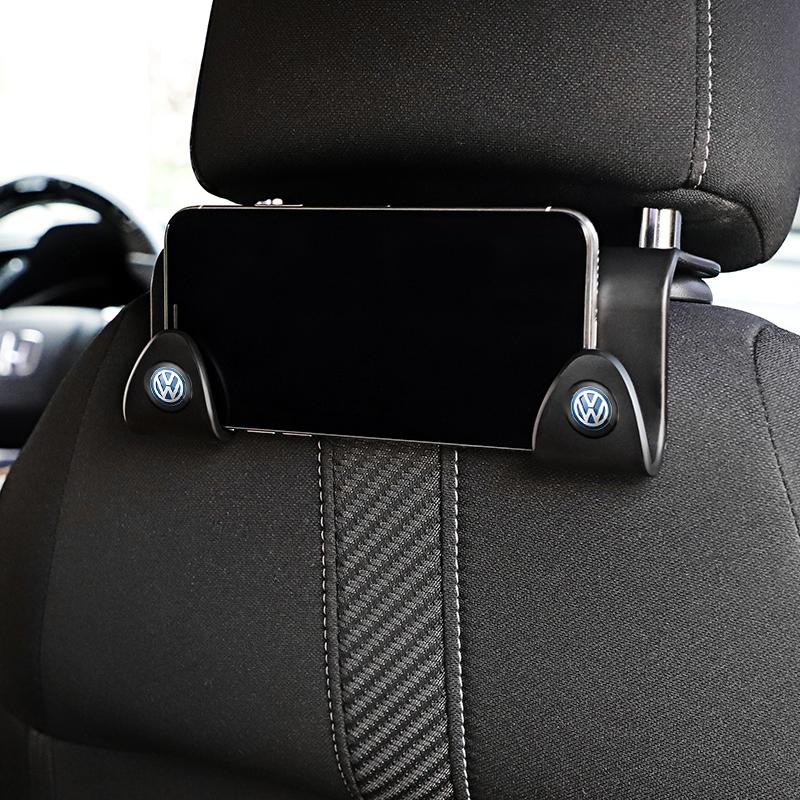 2Pcs Car Hooks Rear Seat Holder Storage Bracket For VW Golf Polo Tiguan Touran Jetta Passat CC T5 GTI Scirocco Caddy Transporter zg2