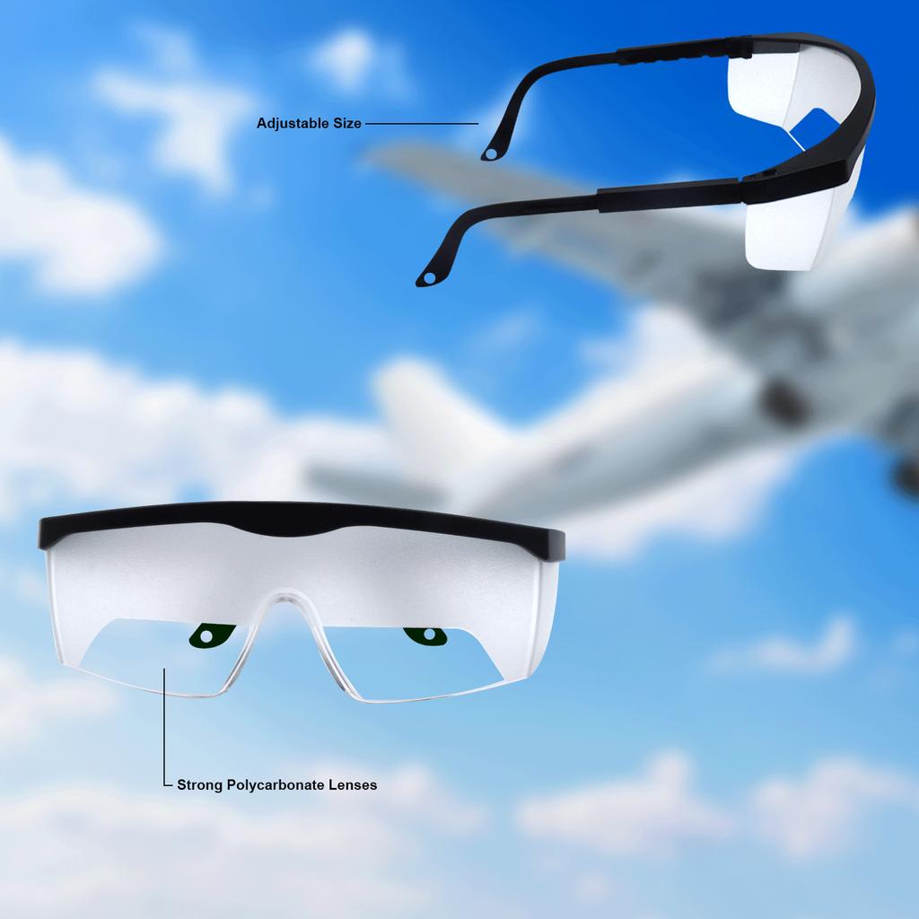 Защитные очки, защитные очки для глаз, защитные очки CE ANSI Z87, противотуманные очки для обучения пилотов полетам по приборам