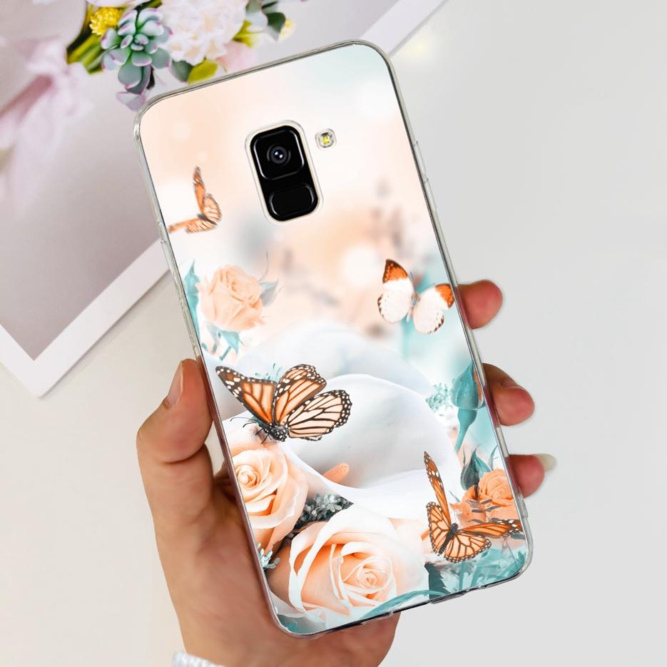 Чехол для Samsung Galaxy A8 Plus 2018 SM-A730F Роскошный Расписной Чехол Мягкий Силиконовый Чехол для Телефона Для Samsung A8 2018 A530F A8+ Fundas
