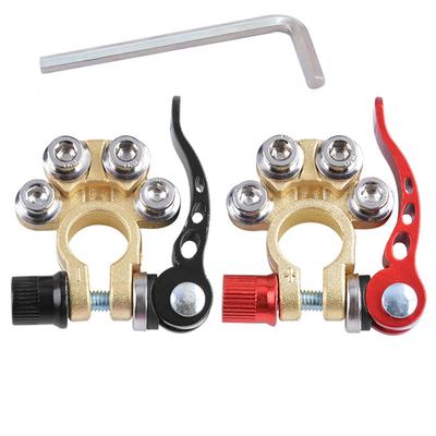 Утолщенный латунный автомобильный аккумулятор, быстроразъемный зажим, соединительный зажим, несколько интерфейсных терминалов