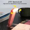 LED Reading Light USB Rechargeable Book Light Brightness Adjustable Flicker Free Rotatable Design Portable Mini