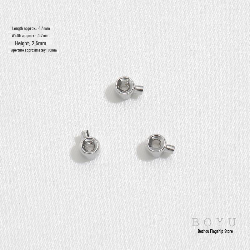 Застежка-зажим с позиционированием из 14-каратного золота для DIY жемчужного ожерелья - Защищающая цветная наконечник для бусин