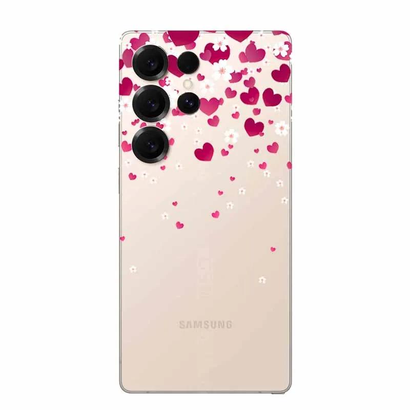Clear Case For Samsung S25 Ultra 5G Case Clear Back Cover Animal Painting Soft Bumper For Galaxy S25Ultra Transparent Soft Funda
