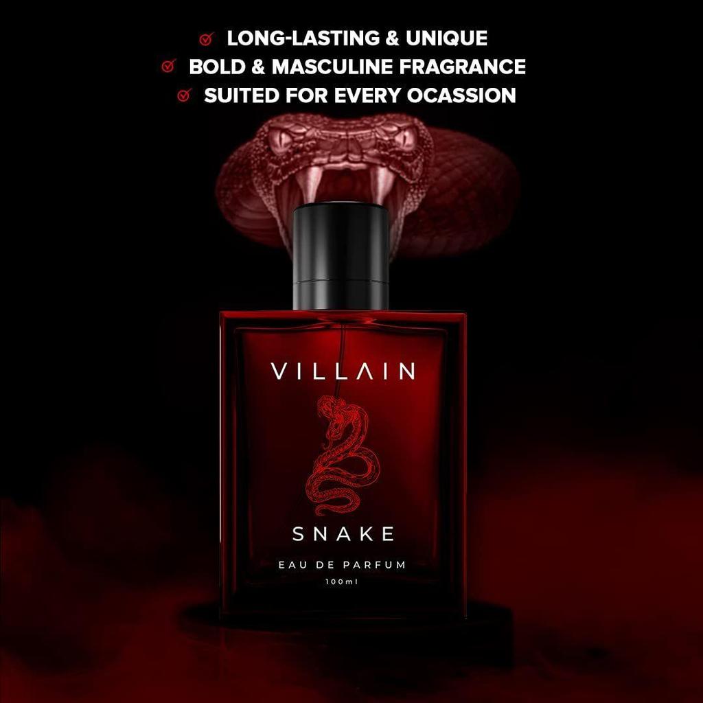 Villain Snake Perfume for Men 100ml | Ultra Long Lasting | Musk